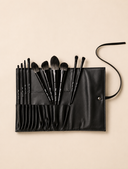 10 pc brush set and case