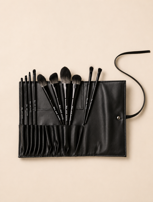 10 pc brush set and case