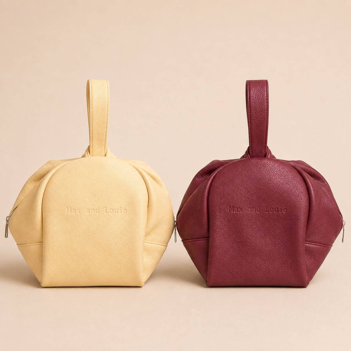 The Face Case in butter and merlot