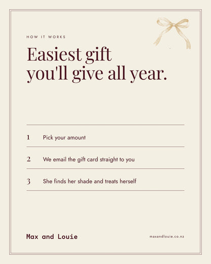 Max and Louie Gift Card