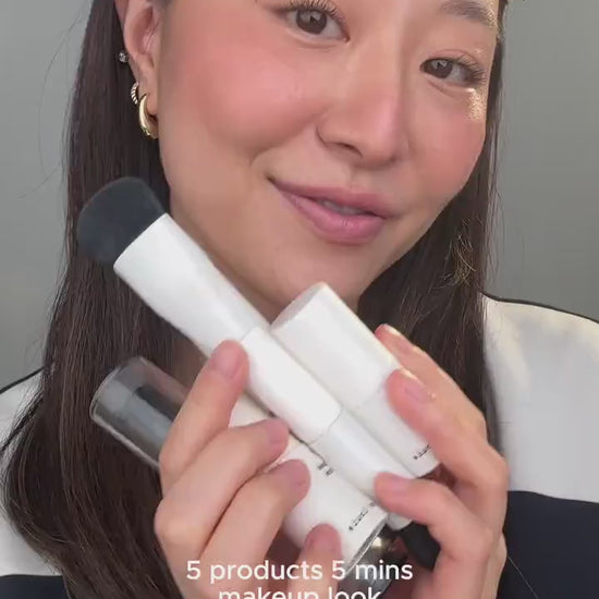 Five products, five minutes: a full face with the Air Brush Finish Foundation Stick