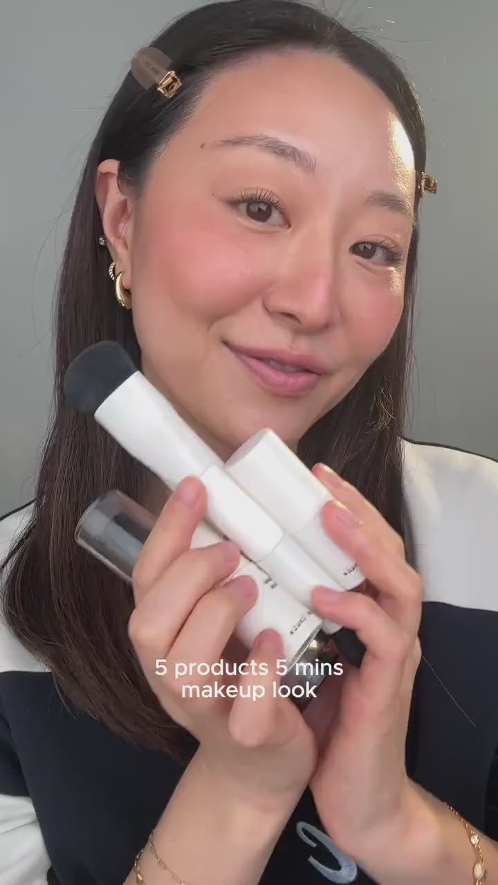 Five products, five minutes: a full face with the Air Brush Finish Foundation Stick