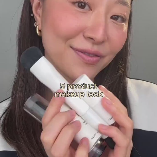 A full face with The Airbrush Stick Bundle, packed into The Face Case