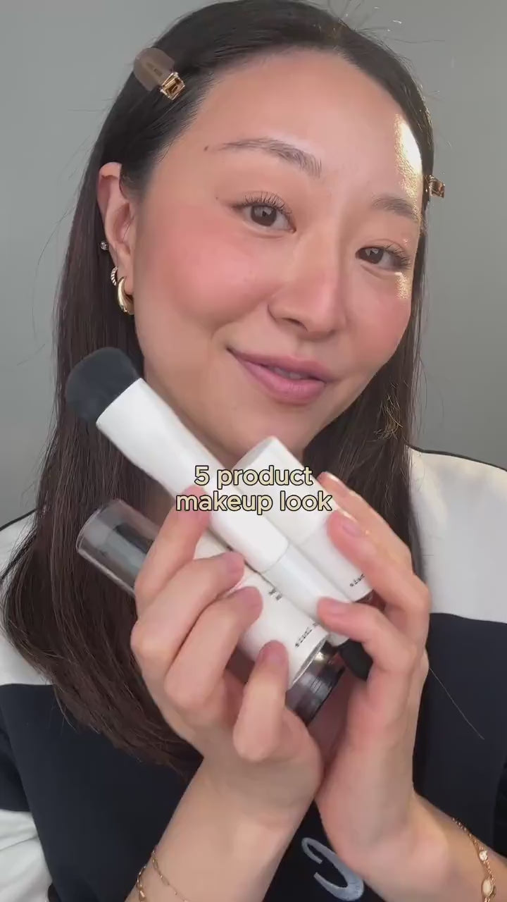 A full face with The Airbrush Stick Bundle, packed into The Face Case